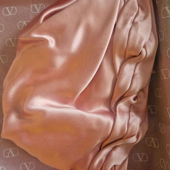 Valentino Garavani  turban scarf with silk braid main image 6